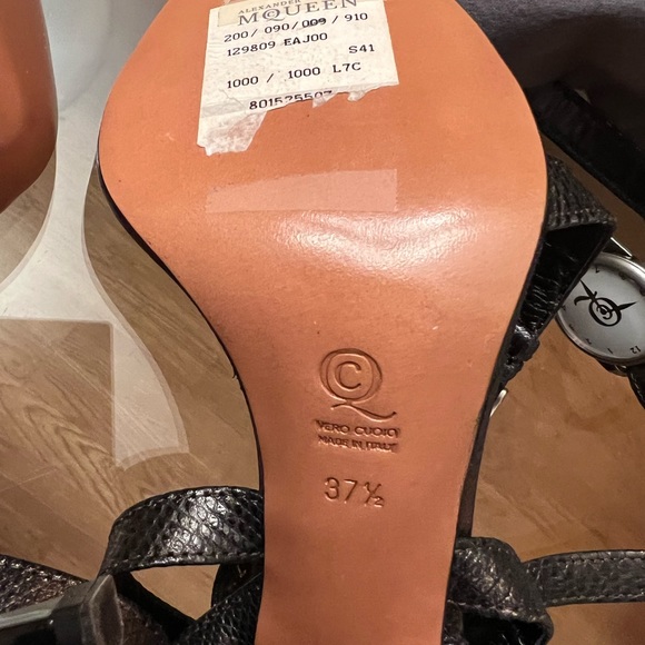 Ultra-rare Alexander McQueen high-heel sandals - Picture 4 of 9